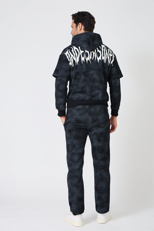 Ensemble Survêtement Homme Oversize – Imprimés Flammes / Tribal