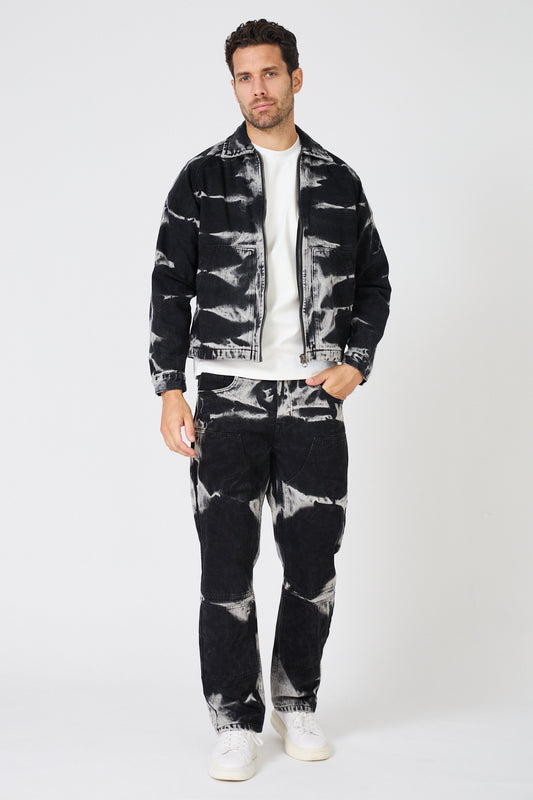 Ensemble Denim Effet Délavé