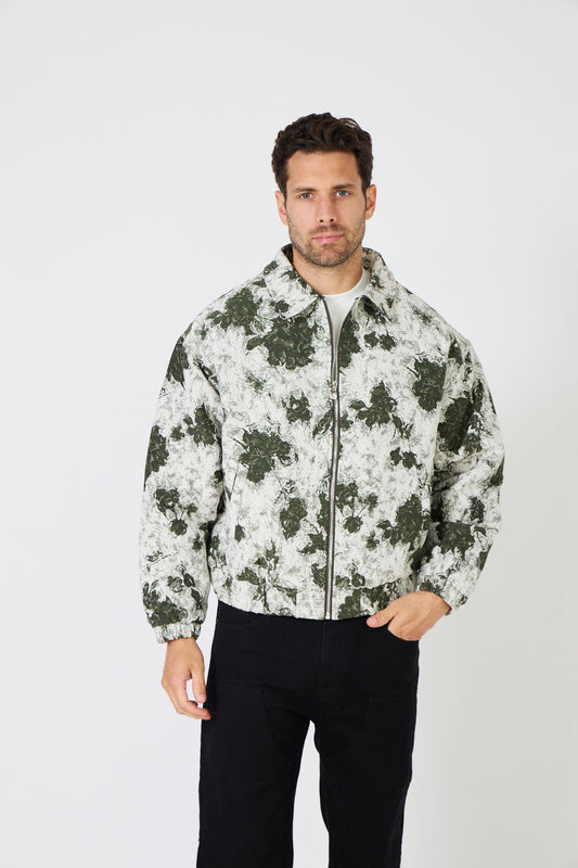 Veste a motif florale