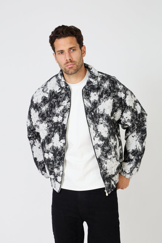 Veste a motif florale