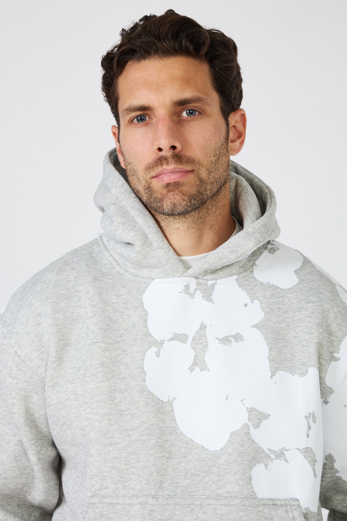 Ensemble Sweat "Floral Print"-Bleu