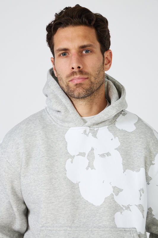 Ensemble Sweat "Floral Print" – Gris Chiné