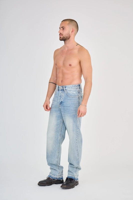 Jean Large Bleu Moyen