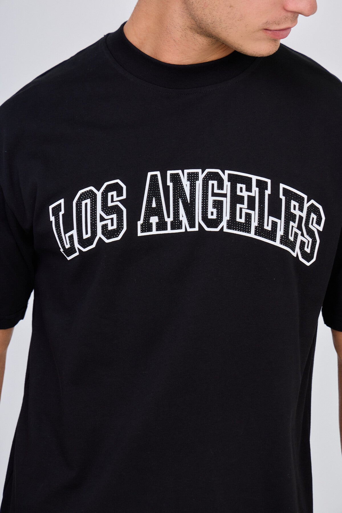 T-Shirt Noir "Los Angeles"