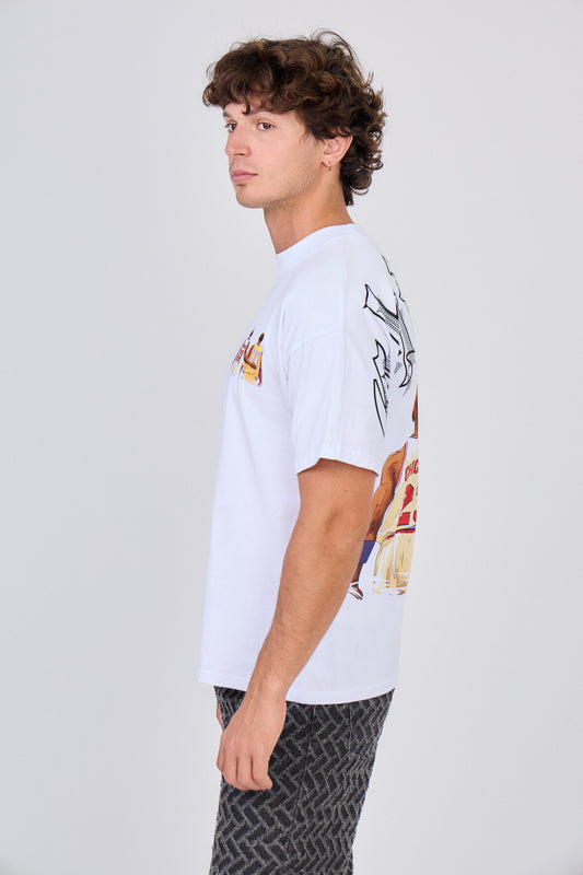 T-Shirt Blanc "Chicago"