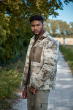 Veste Polaire Zippée Effet Camouflage – Urban Edition