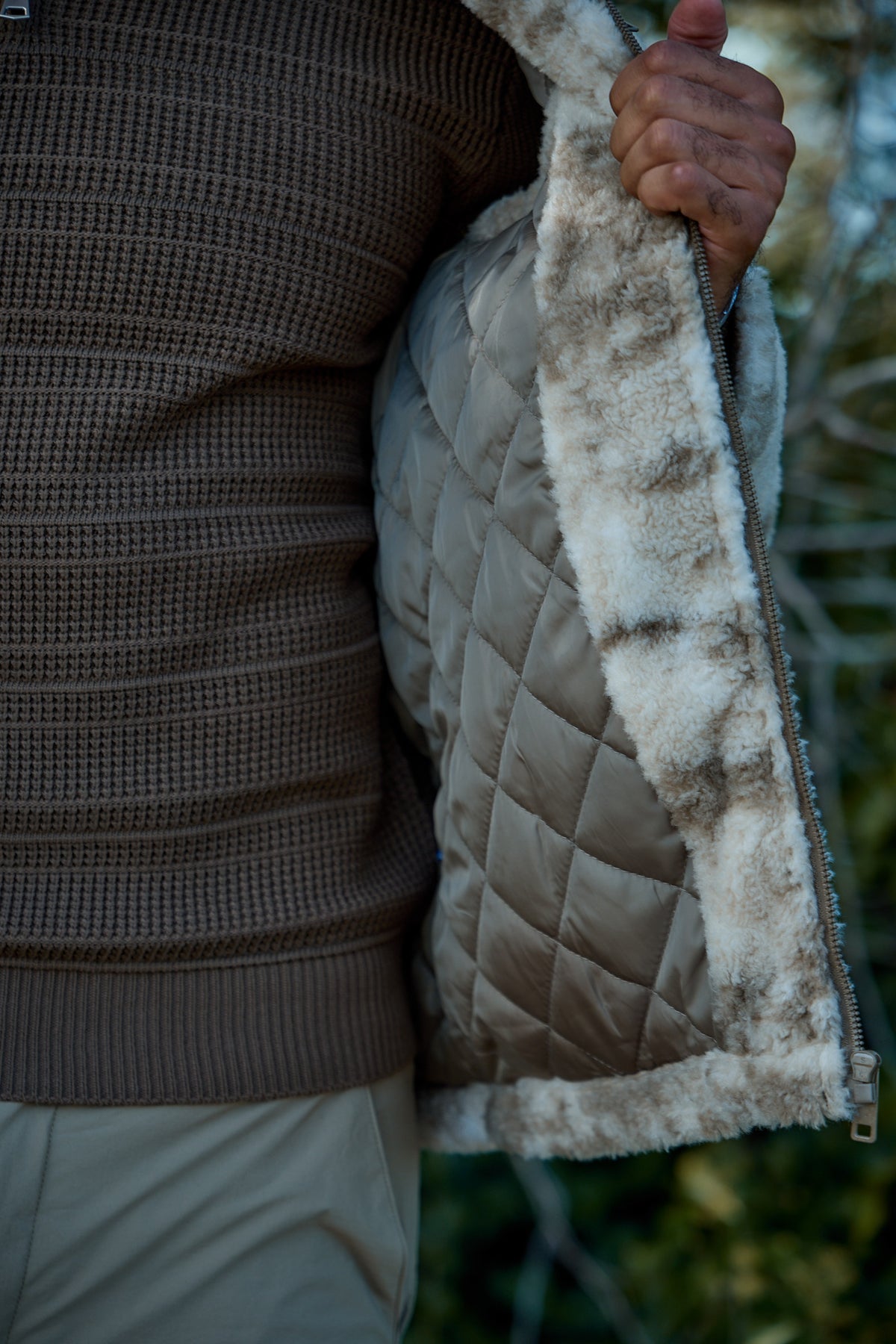 Veste Polaire Zippée Effet Camouflage – Urban Edition
