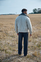 Blouson Homme à Col Contrasté  – Casual Chic