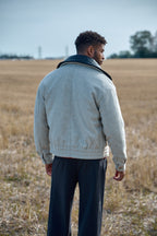 Blouson Homme à Col Contrasté  – Casual Chic