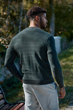 Pull à Maille Quadrillée