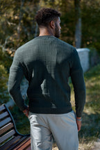 Pull à Maille Quadrillée