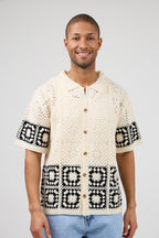 Chemise en maille crochet – Manches courtes