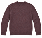 Pull Col Rond en Maille Chinée