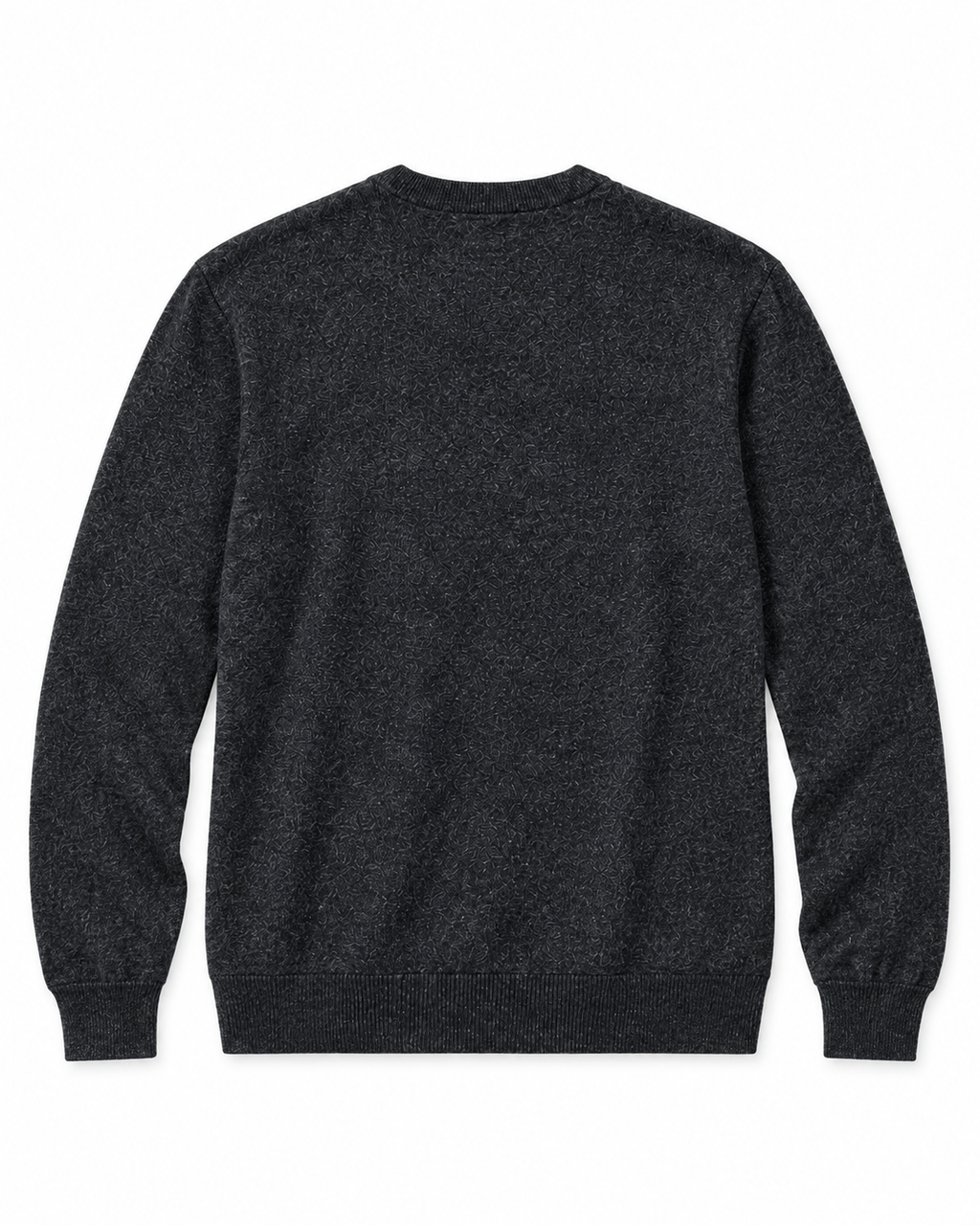 Pull Col Rond en Maille Chinée