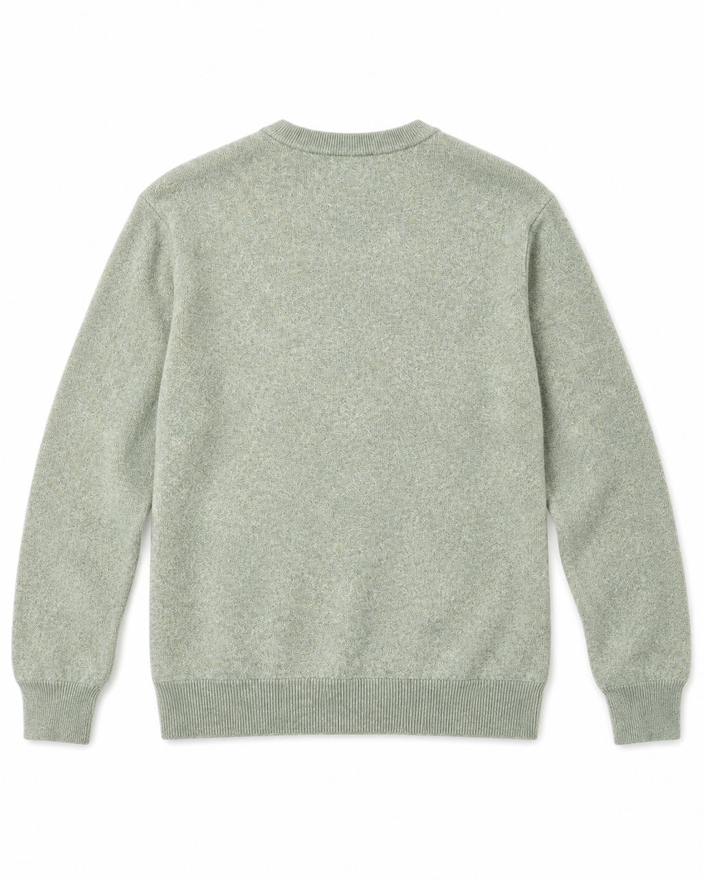 Pull Col Rond en Maille Chinée