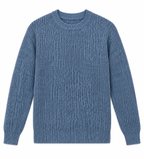 Pull gros maille tricotée avec motif