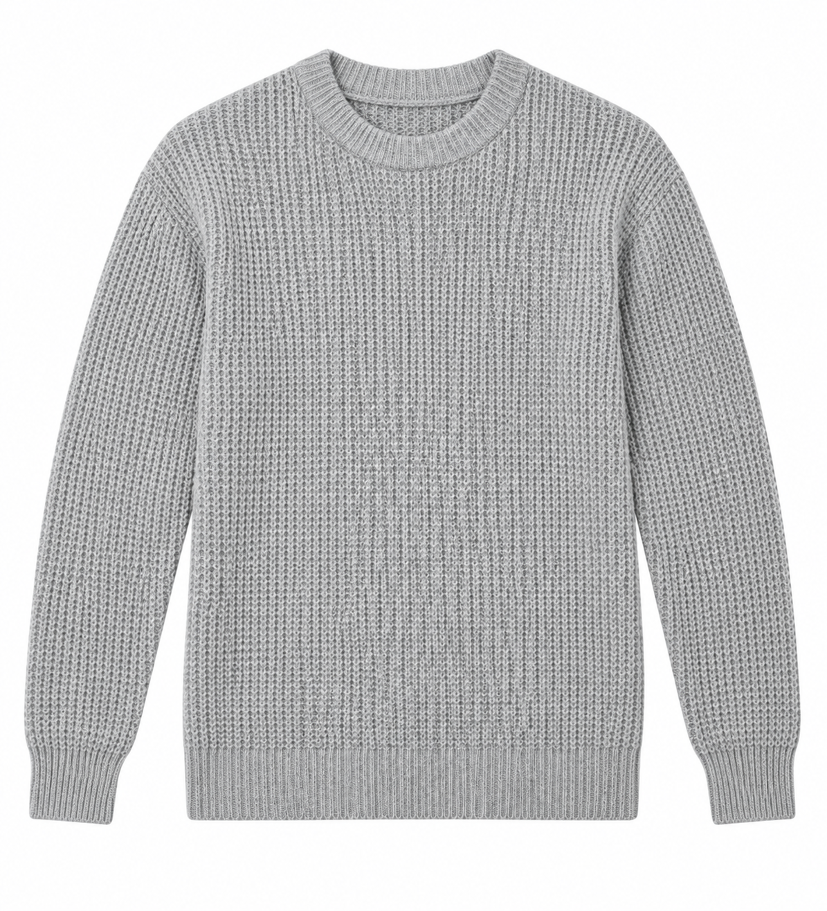 Pull gros maille tricotée avec motif