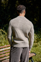 Pull gros maille tricotée avec motif