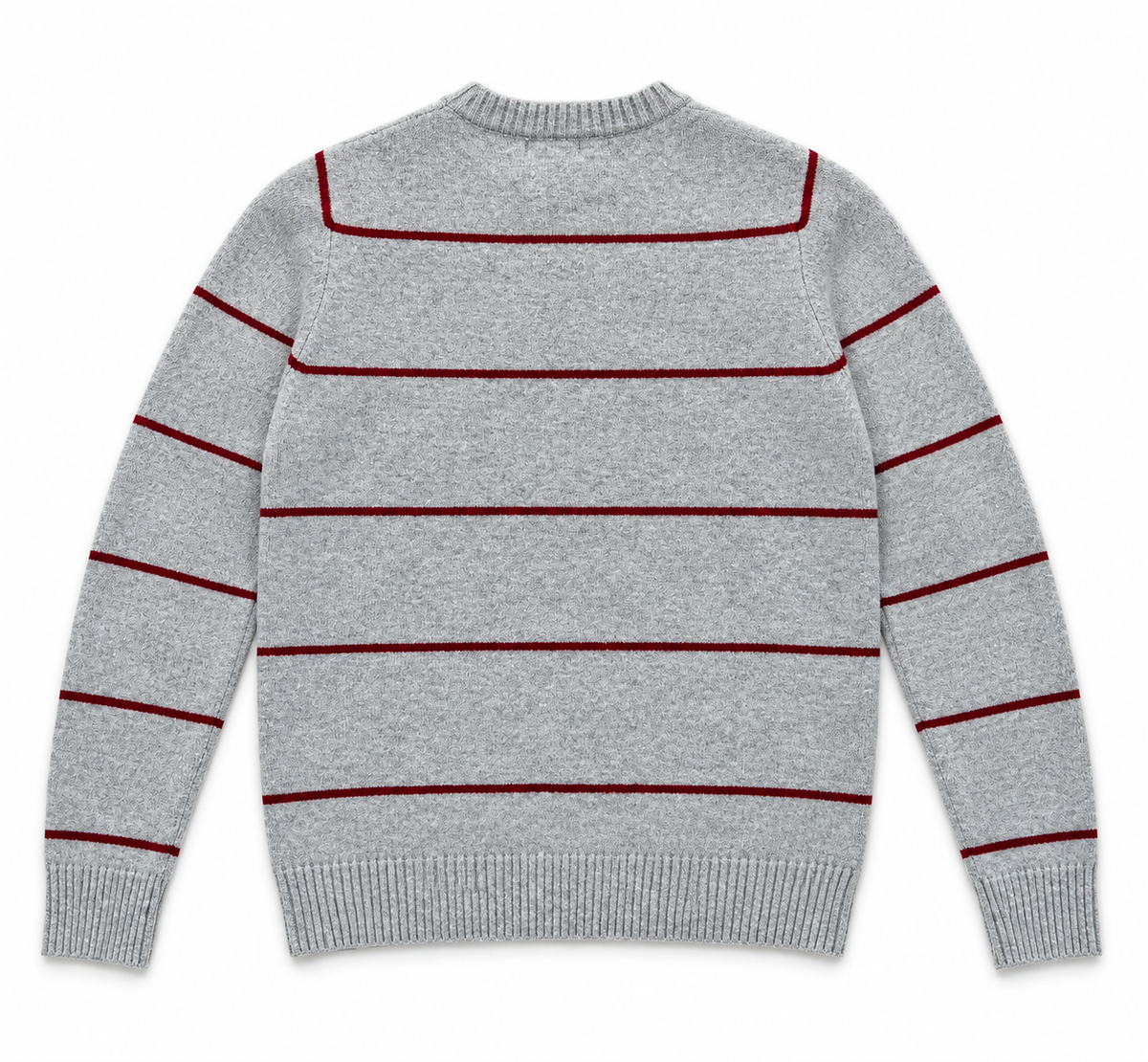 Pull Rayé Homme à Col Rond