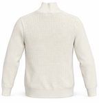 Pull Demi-Zip à Détails Contrastés