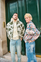 Floral pattern jacket