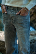 Bleached Gray Jeans