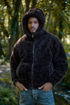 Vest teddy à capuche