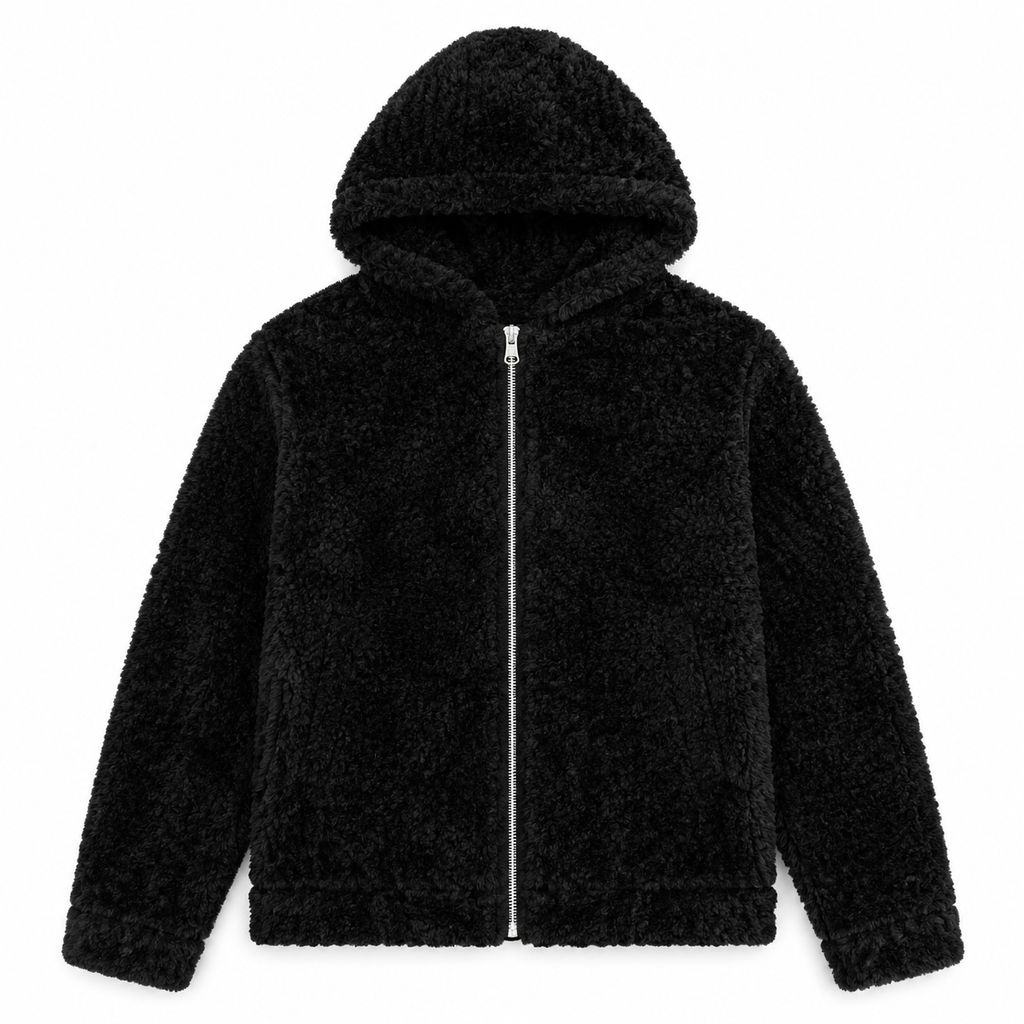 Vest teddy à capuche