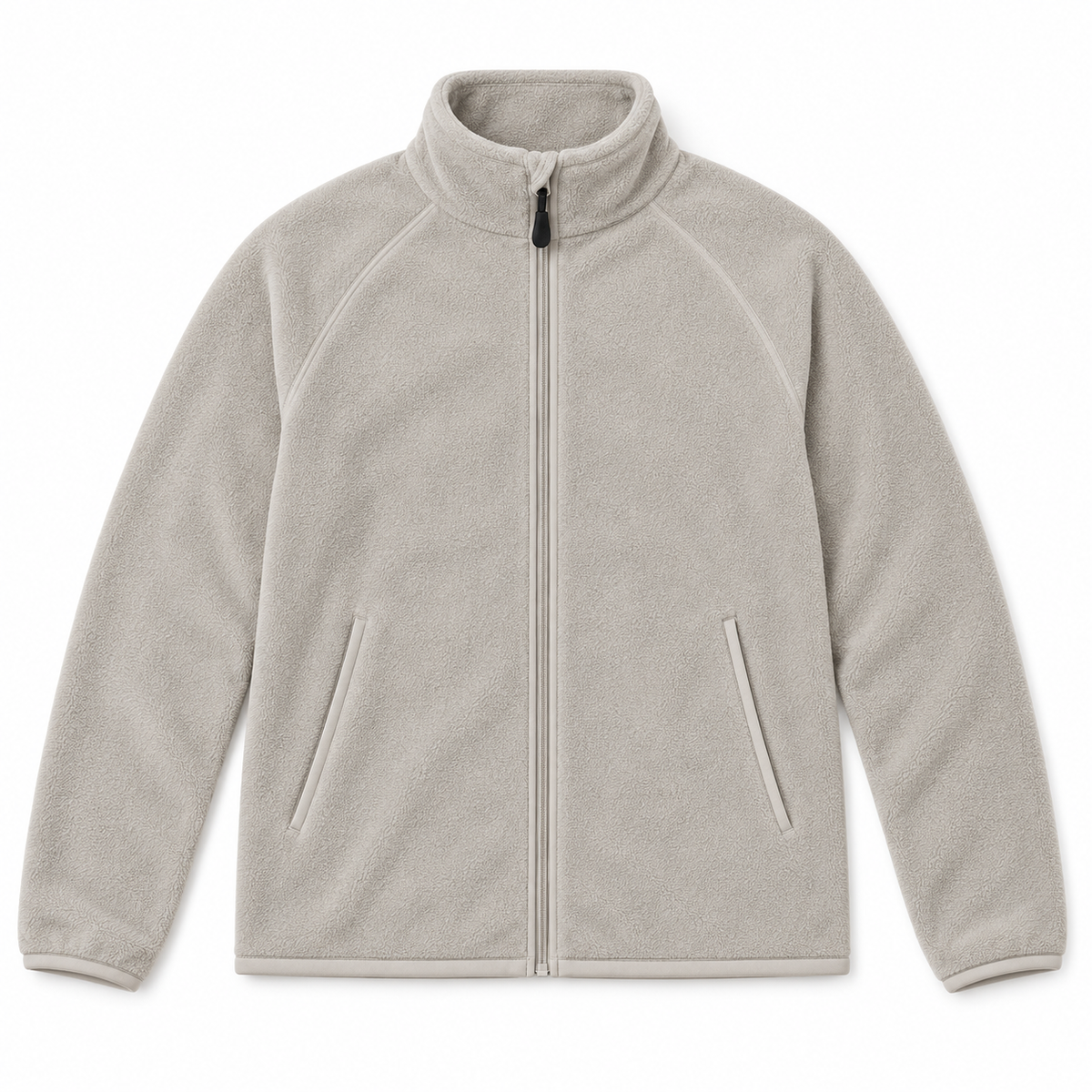 Veste Zippée à Col Montant