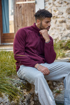 Veste Zippée à Col Montant