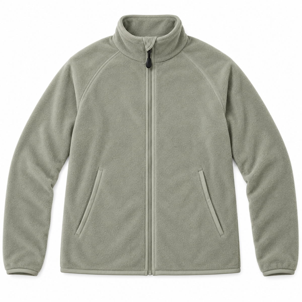 Veste Zippée à Col Montant