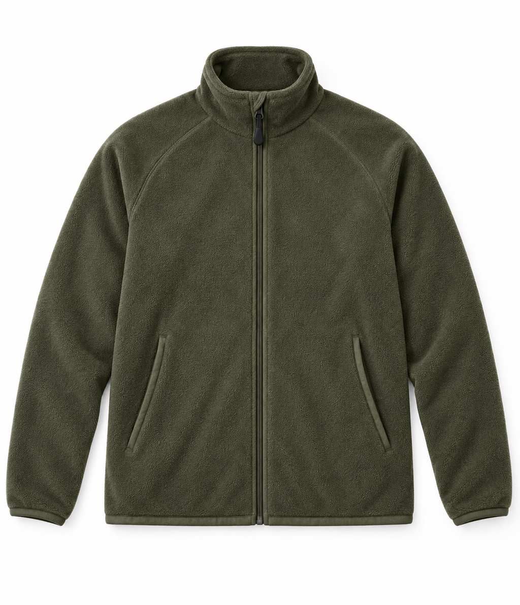 Veste Zippée à Col Montant