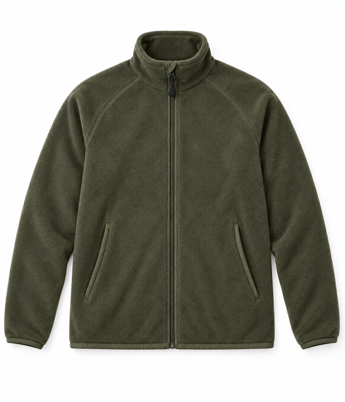 Veste Zippée à Col Montant