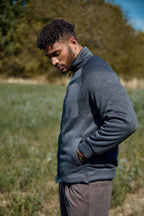 Veste Zippée à Col Montant et Poche Poitrine