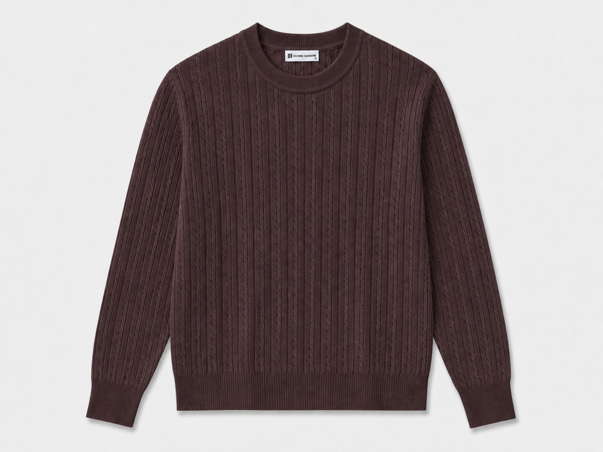Pull Torsadé Élégance