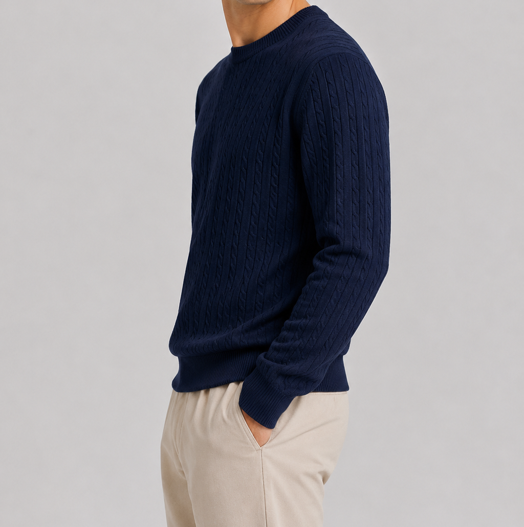 Pull Torsadé Élégance