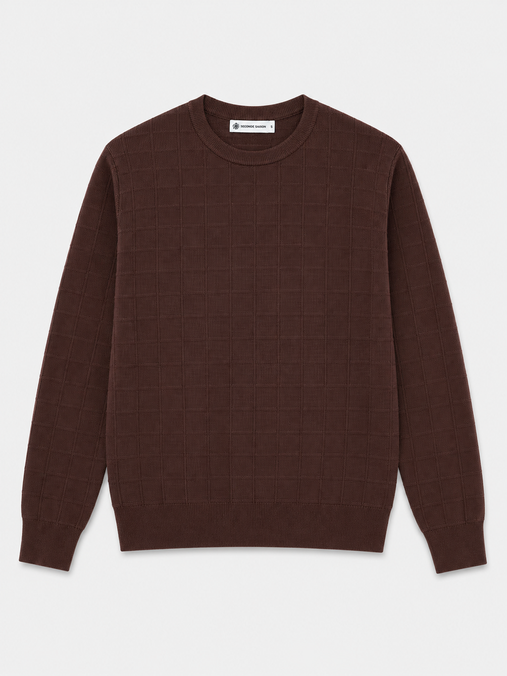 Pull à Maille Quadrillée