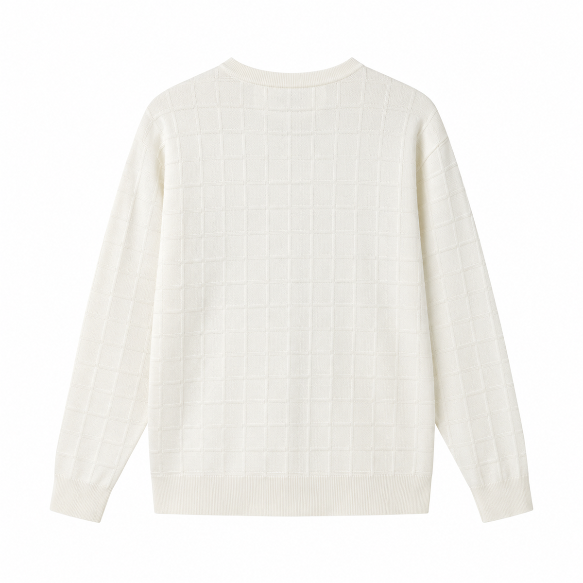 Pull à Maille Quadrillée