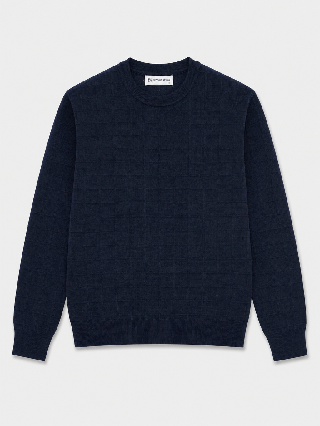 Pull à Maille Quadrillée
