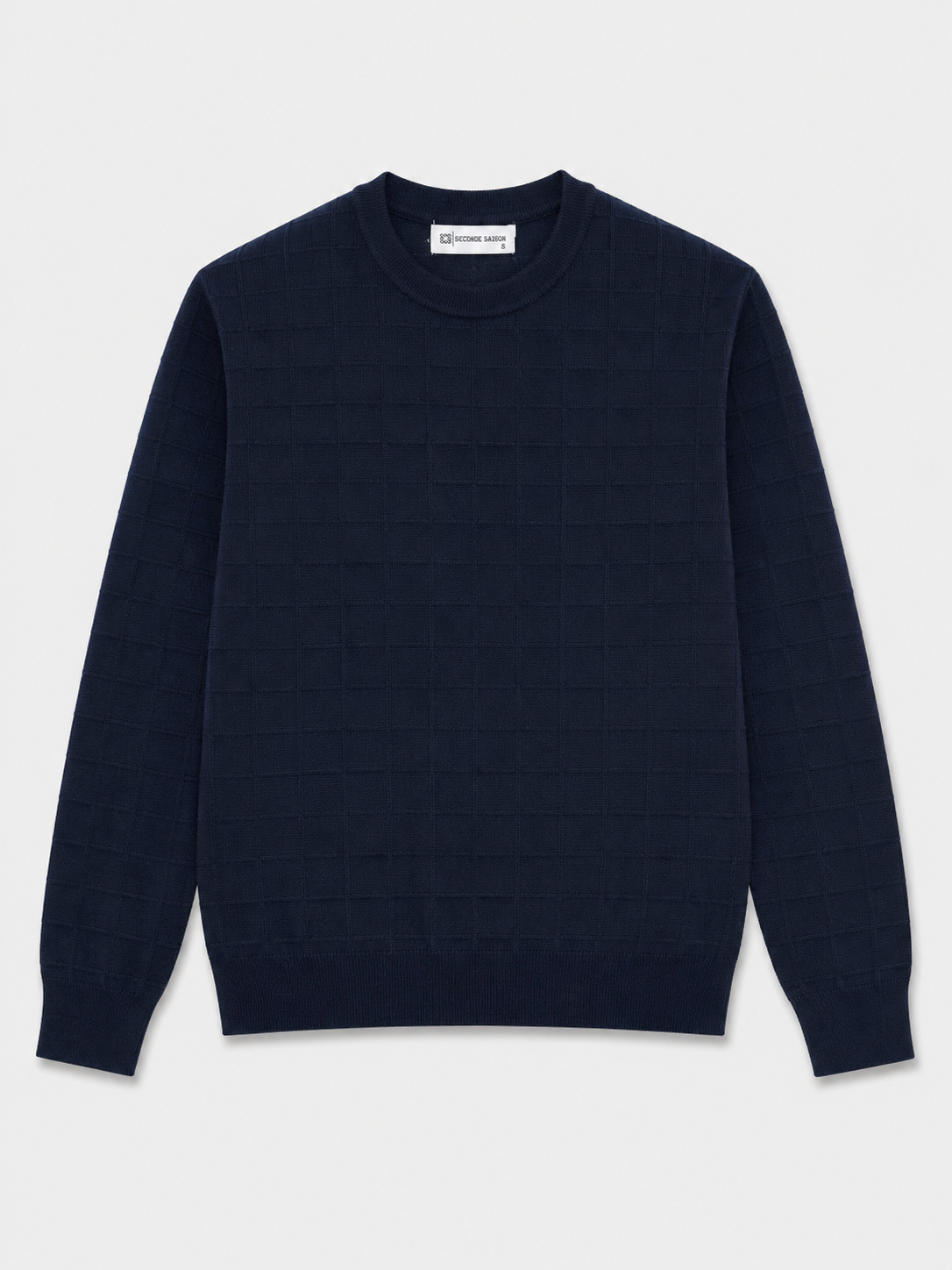 Pull à Maille Quadrillée