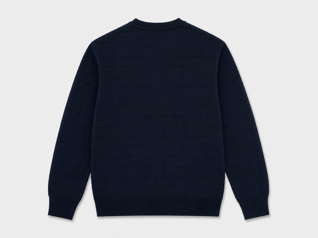 Pull à Maille Quadrillée