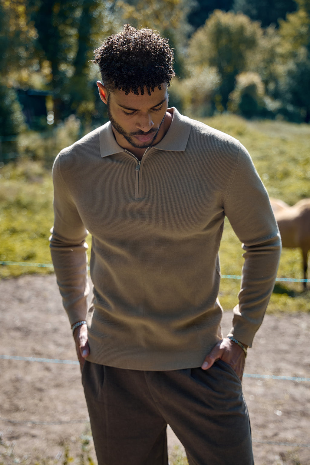 Pull Polo Zippé
