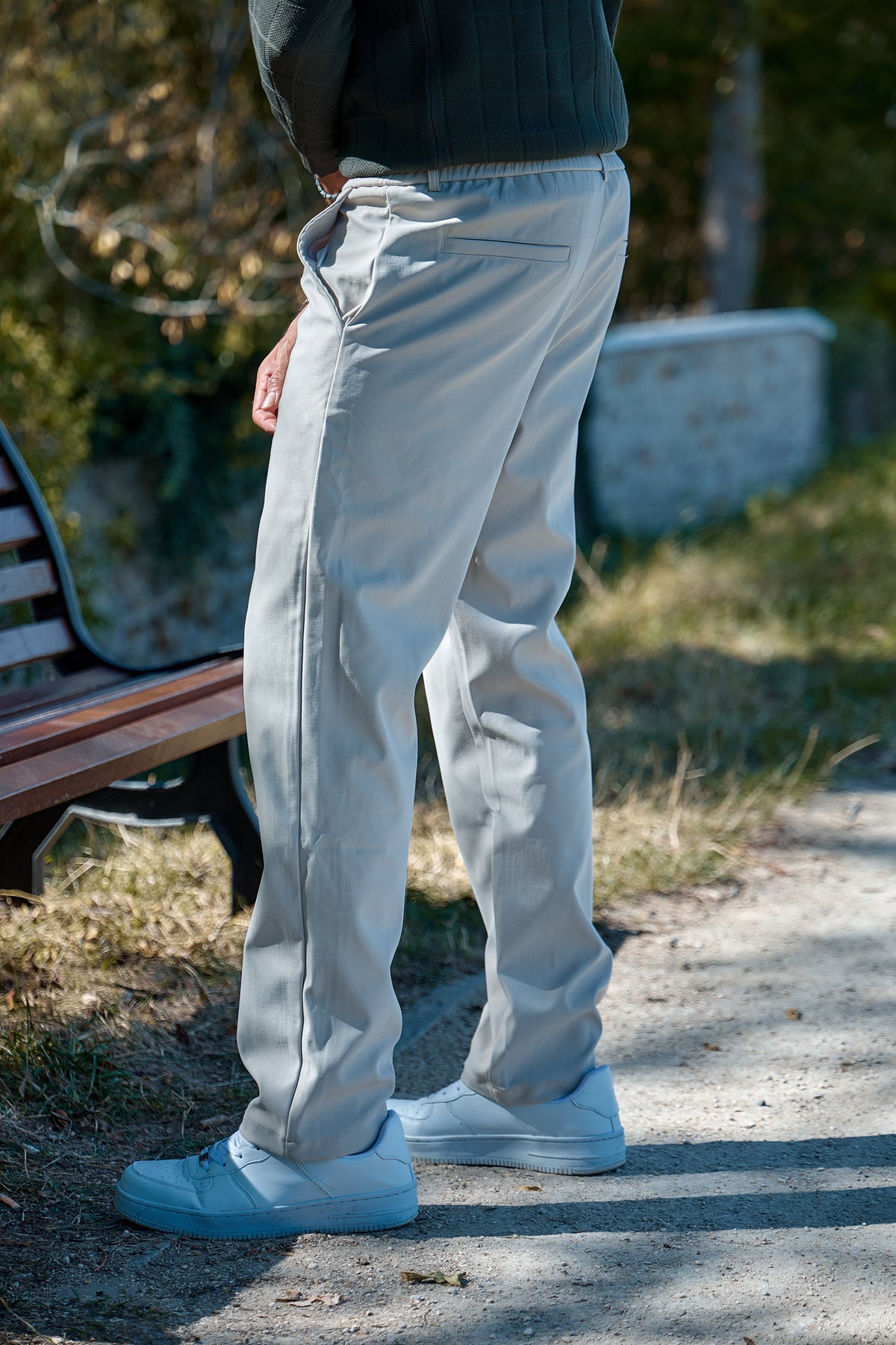 Pantalon Droit à Pinces Homme