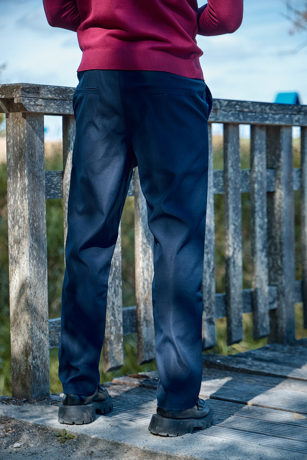 Pantalon Droit à Pinces Homme