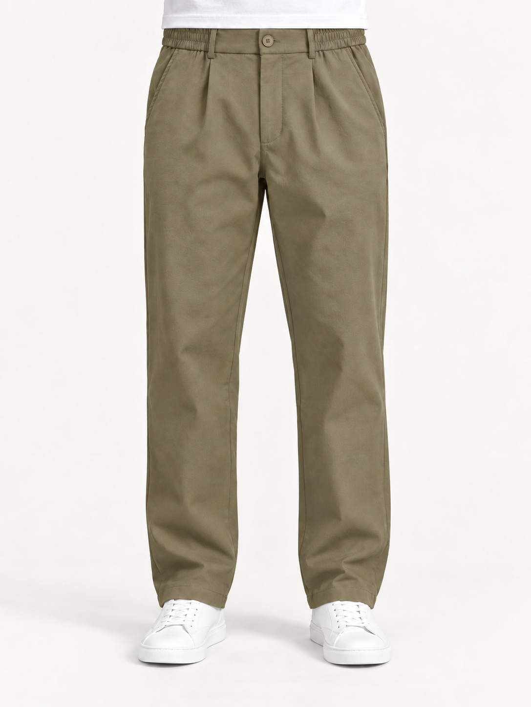 Pantalon Droit à Pinces Homme