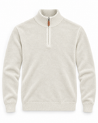 Pull Col Zippé en Maille Chenille