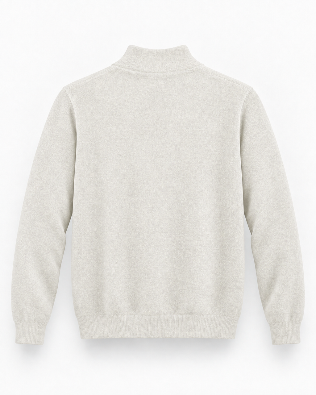 Pull Col Zippé en Maille Chenille