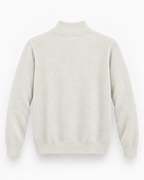 Pull Col Zippé en Maille Chenille