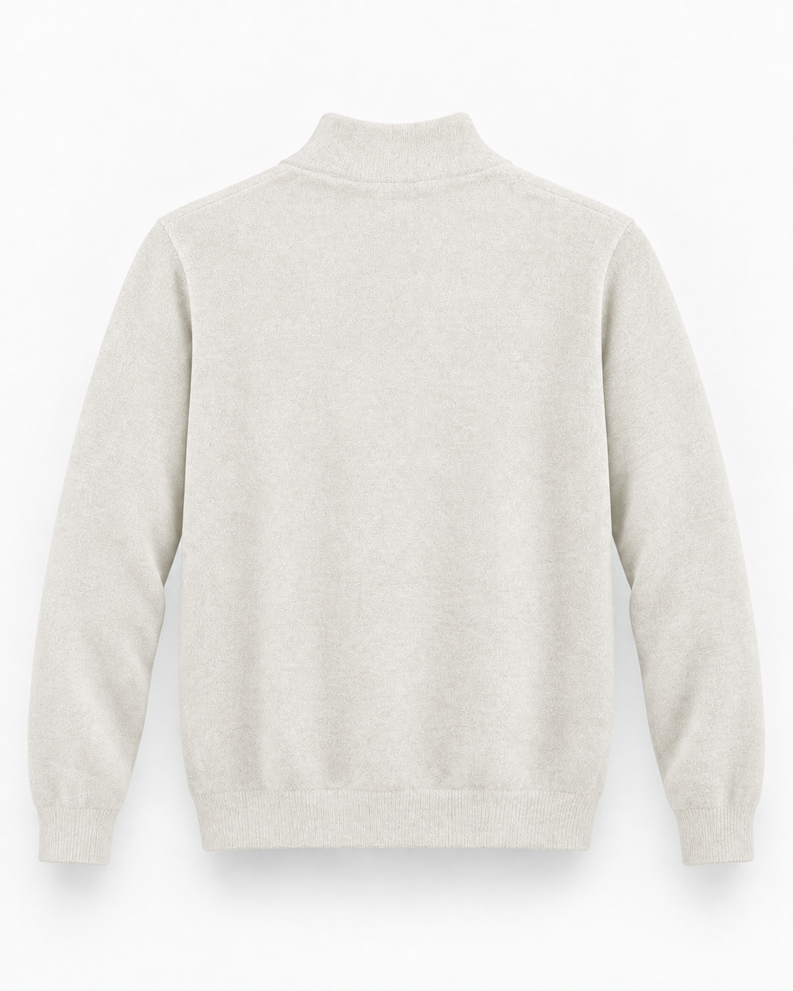 Pull Col Zippé en Maille Chenille