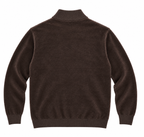 Pull Col Zippé en Maille Chenille